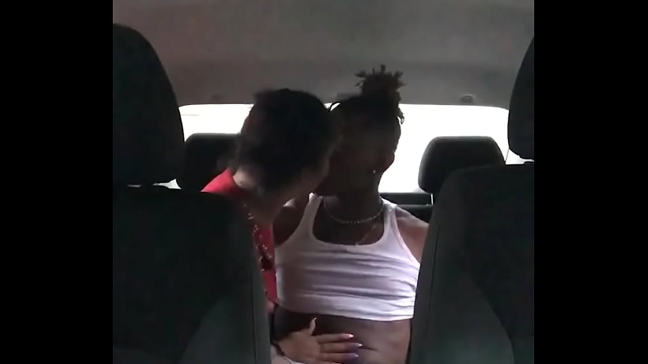 My ebony step mom fucked me in the car